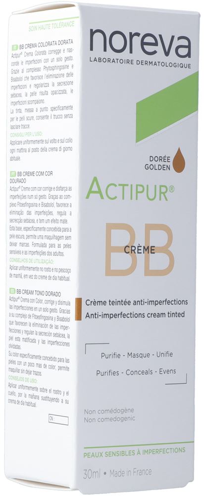 noreva Actipur BB Creme gold Tb 30 ml