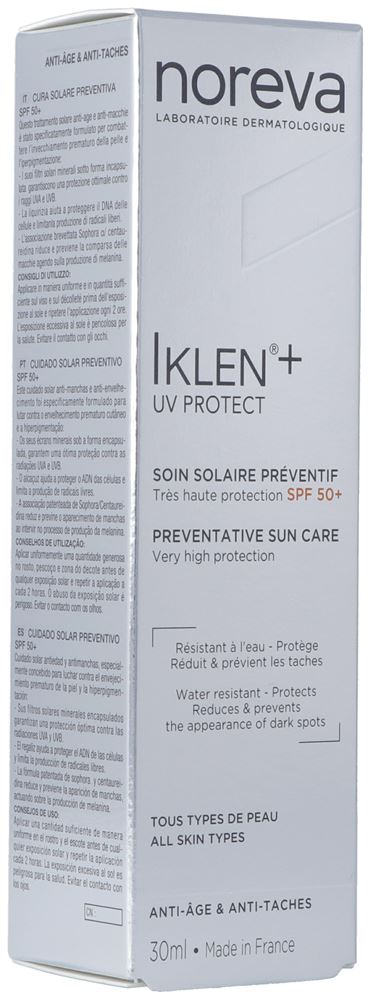 noreva Iklen + UV protect Spf50 Tb 30 ml