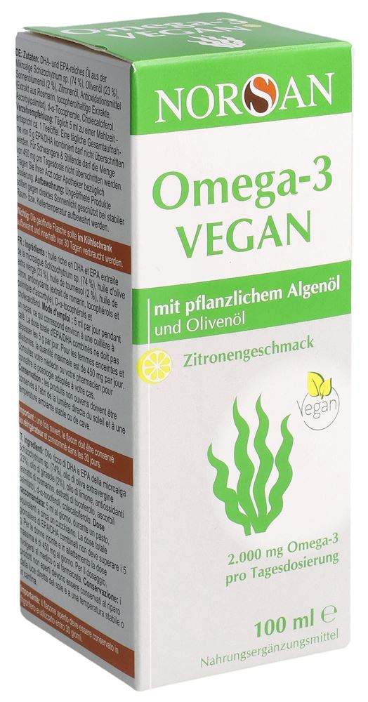 Norsan Omega-3 vegan Algenöl Fl 100 ml
