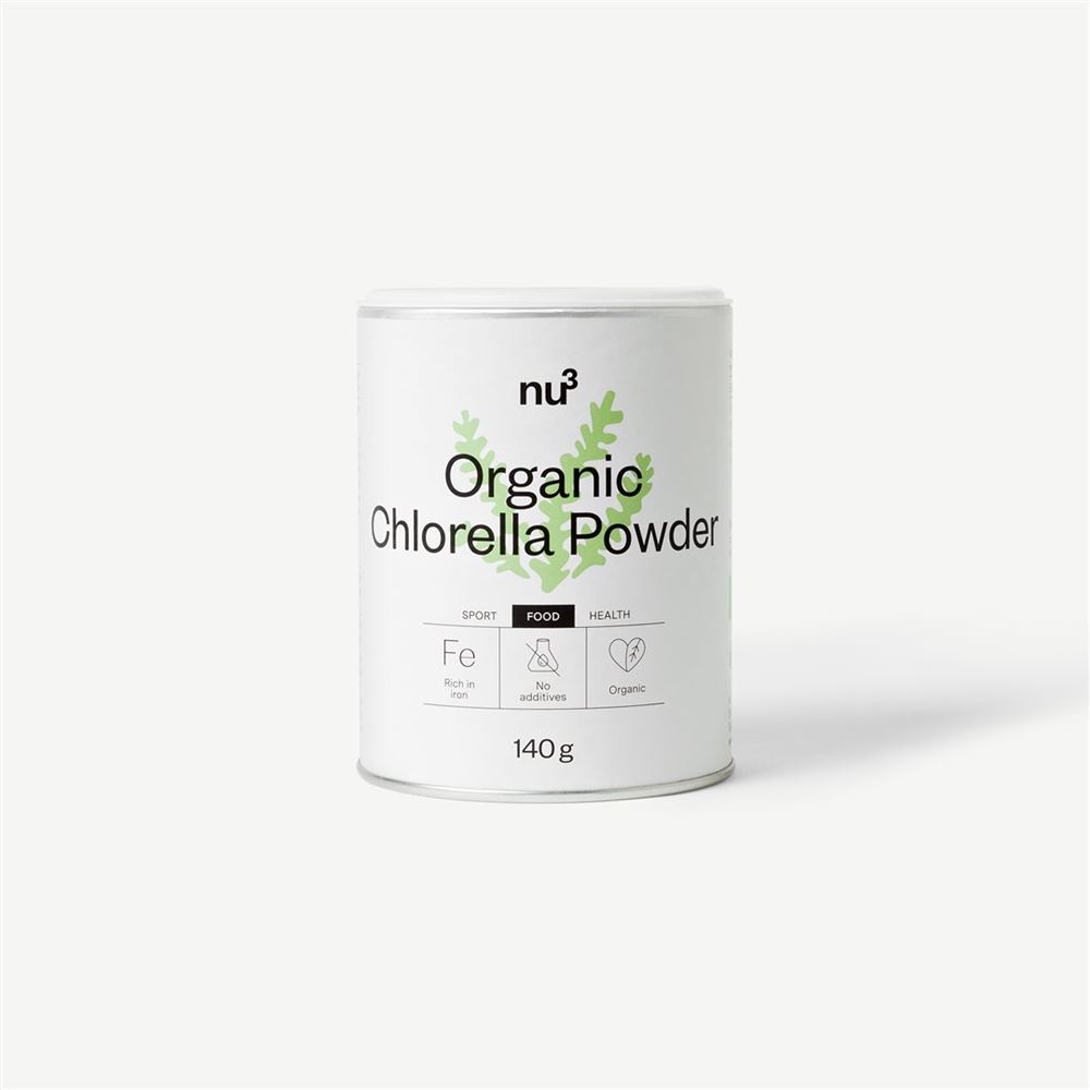 nu3 Chlorella Powder organic Ds 140 g