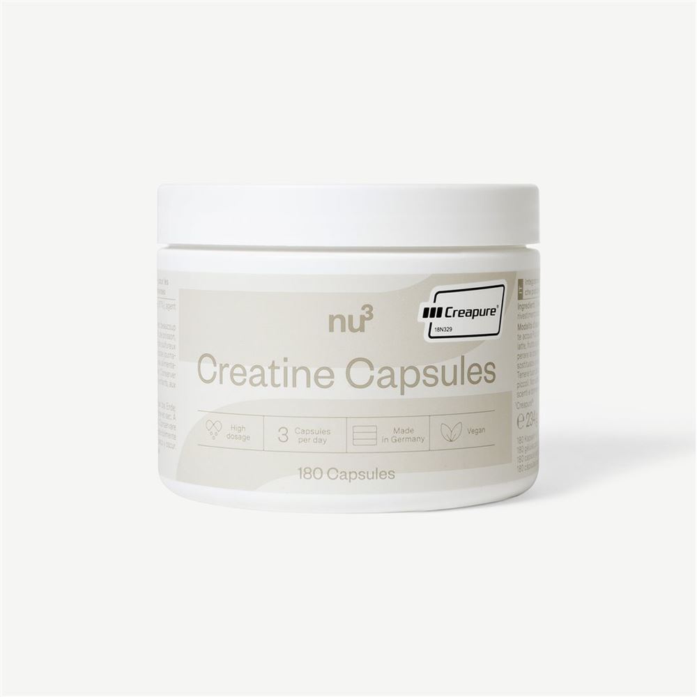 nu3 Creatine Kaps Ds 180 Stk
