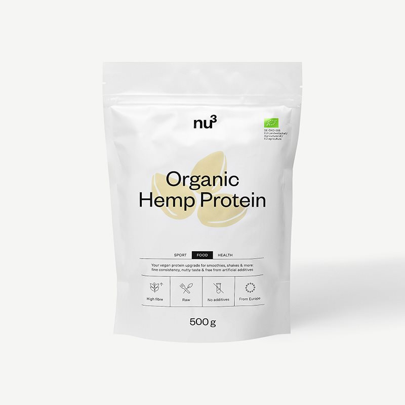nu3 Hemp Seed Protein organic Ds 500 g