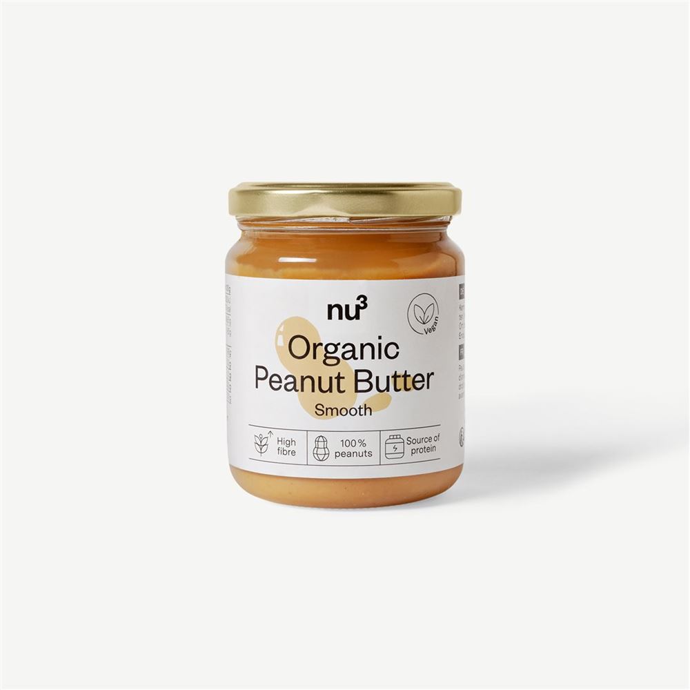 nu3 Peanutbutter organic Smooth 250 g
