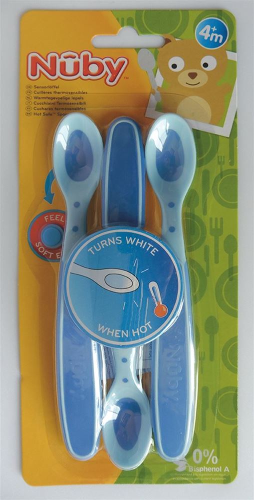 Nuby Breilöffel wärmesensitiv Soft Flex 3 Stk