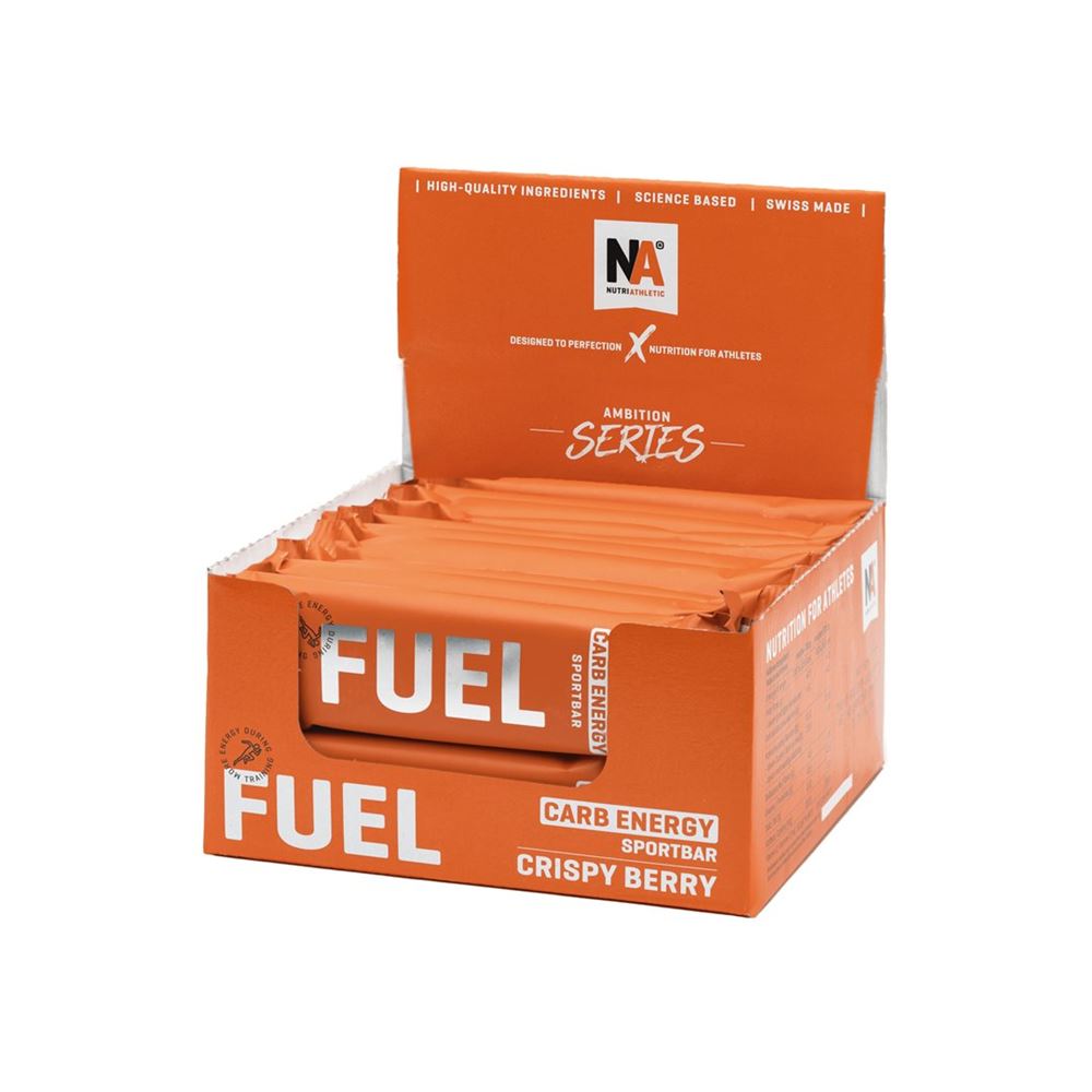 Nutriathletic Fuel Bar Carb Energy Crispy Berry 20 Box 40 g
