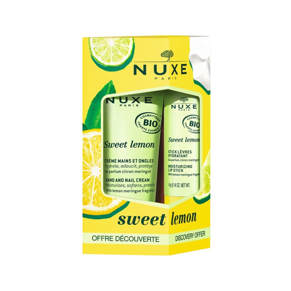 Nuxe Coffret Sweet Lemon Mains & Lèvres 2 Stk