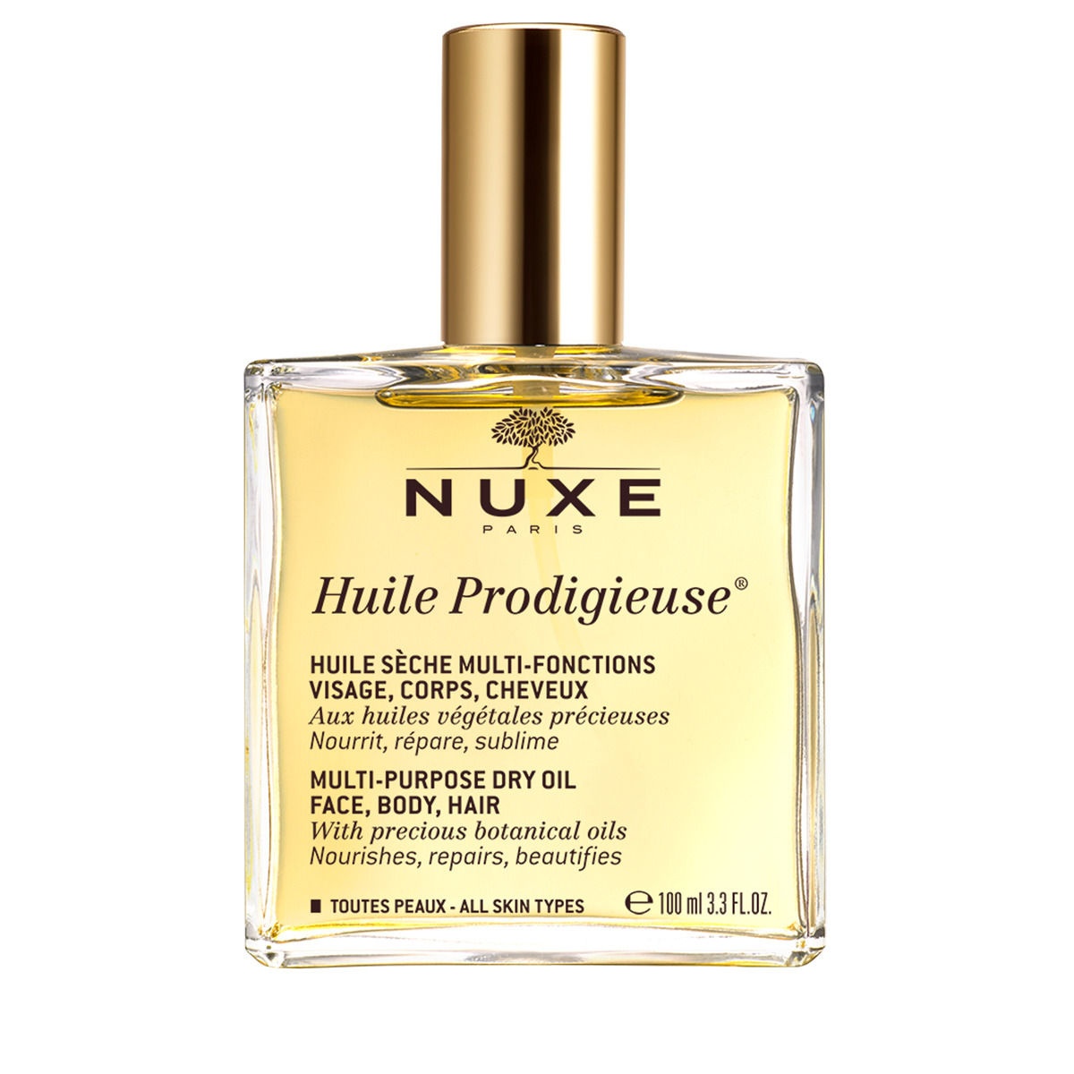 Nuxe Huile Prodigieuse Visage Corps Cheveux 100 ml