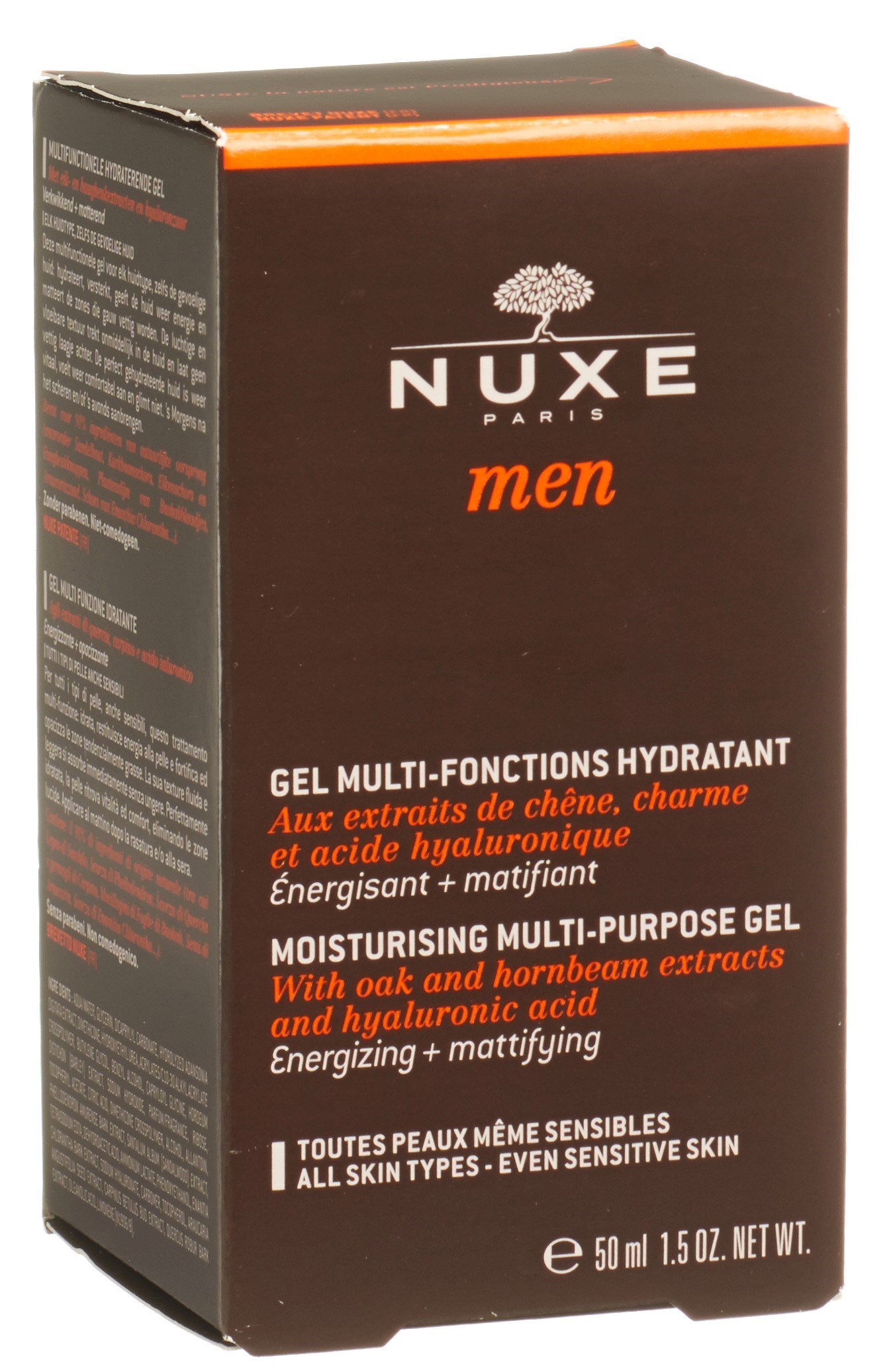 Nuxe Men Gel Hydratant Multi Funct 50 ml
