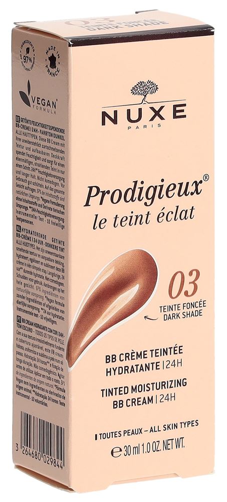Nuxe Prodig Teint BB Crème Perf Hydr Foncée 30 ml