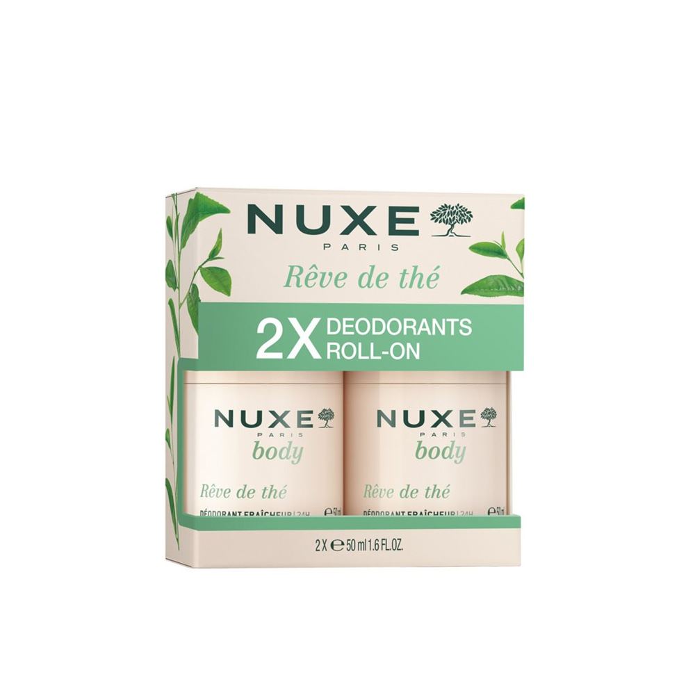 Nuxe Rêve de Thé Duo EDeodorant 24h-Schutz erfrischend 2 Stk