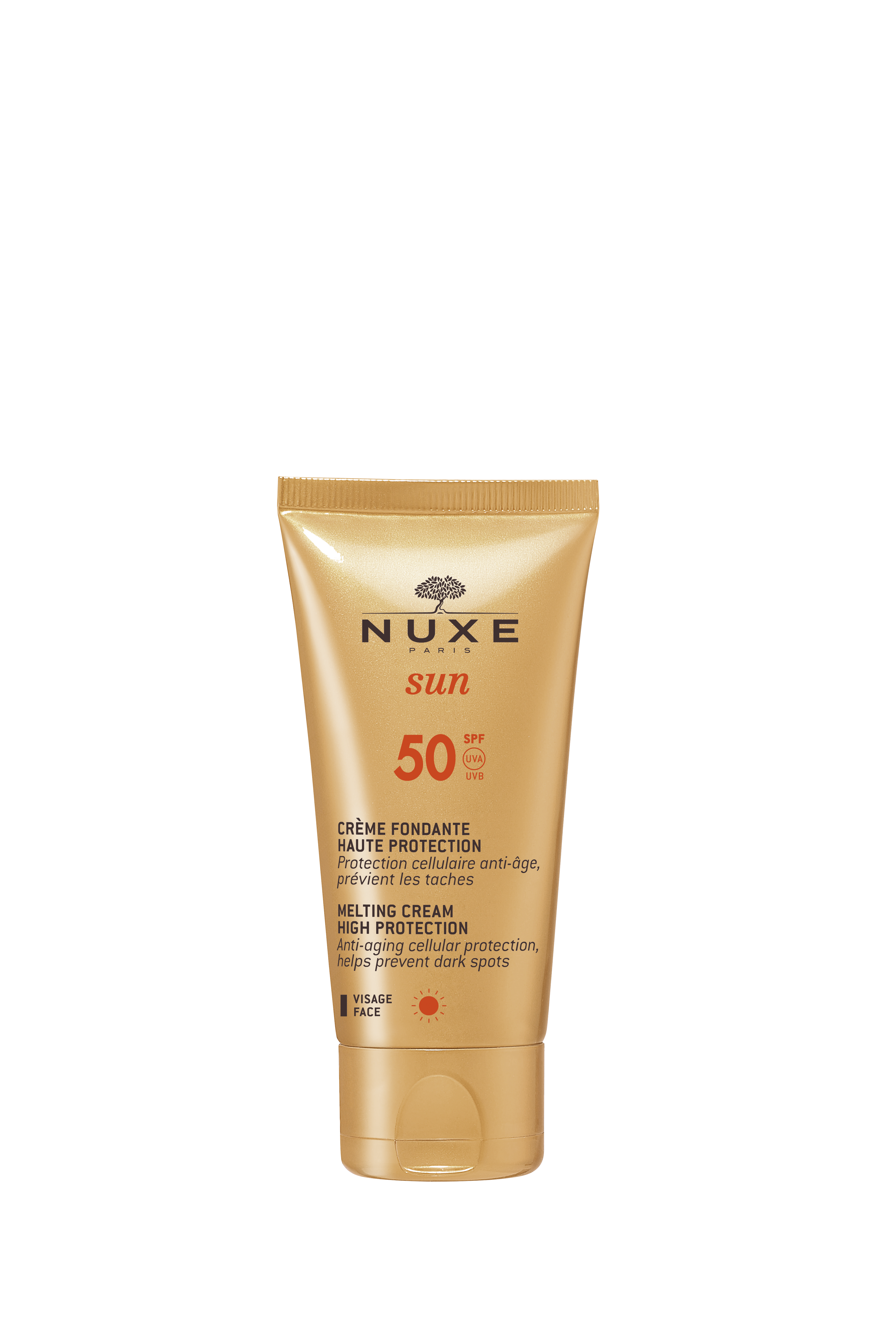 Nuxe Sun Crème Visage Fond Spf50+ 50 ml