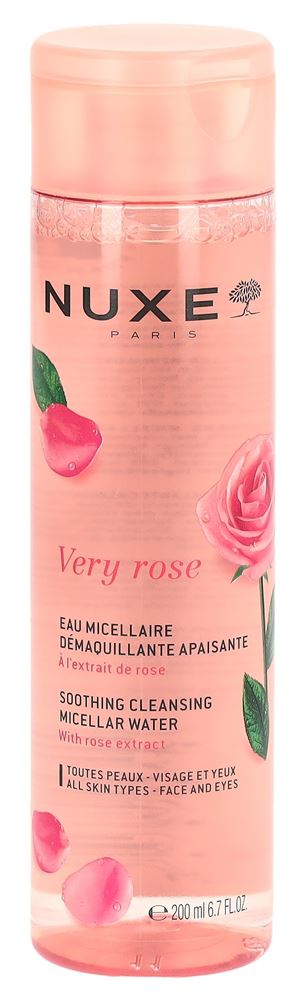 Nuxe Very Rose Eau Micellaire Démaq 3en1 200 ml