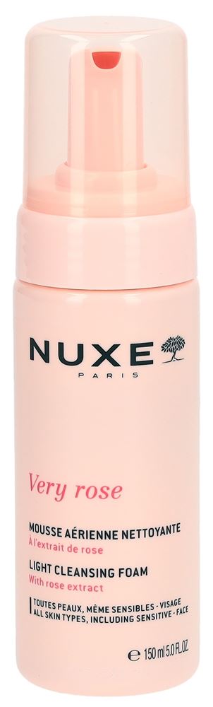 Nuxe Very Rose Mousse Nettoyante Aérienne 150 ml