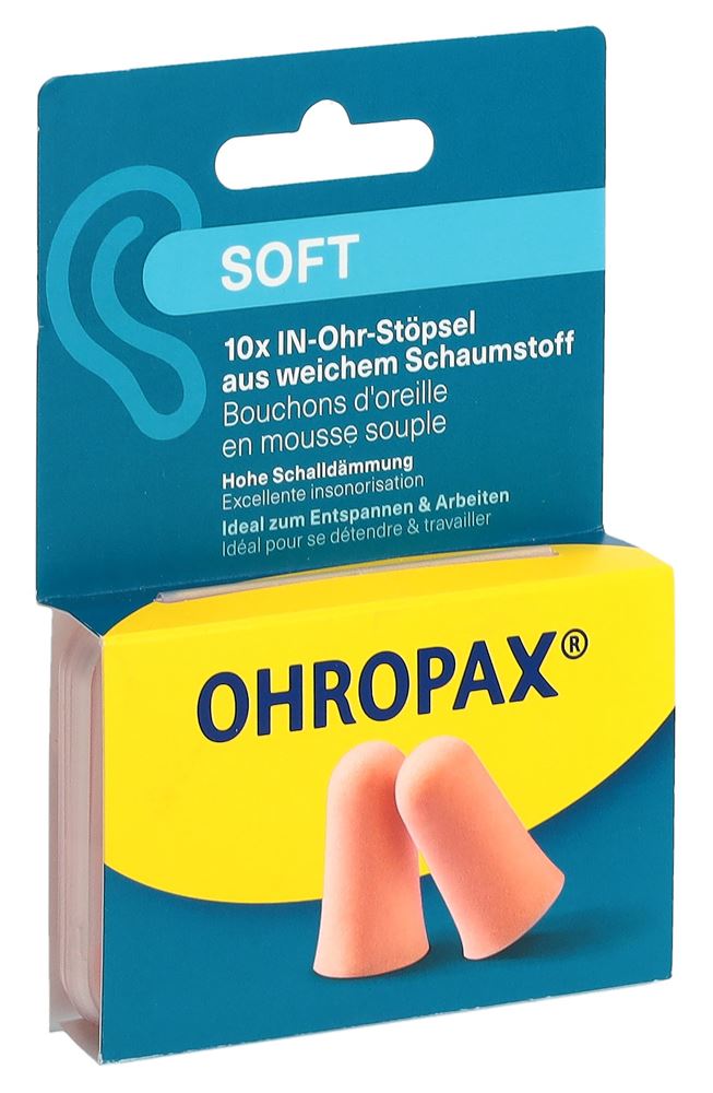 Ohropax Ohrstöpsel Soft 10 Stk