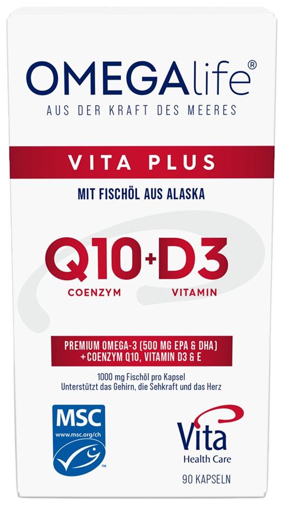 Omega-life Vita Plus Kaps Ds 90 Stk