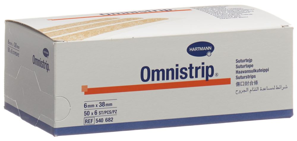 Omnistrip Wundnahtstreifen 6x38mm 300 Stk