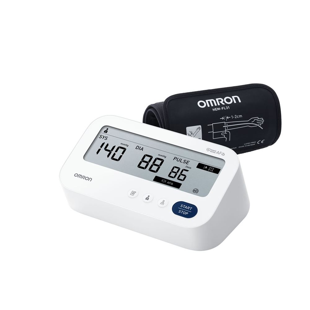 Omron Blutdruckmessgerät Oberarm M3 Comfort AFib inklusive Gratisservice