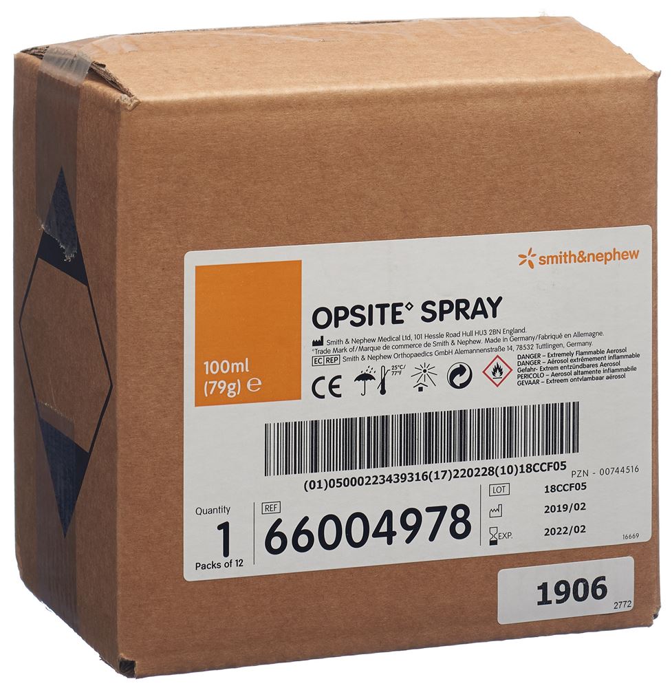 Opsite Spray Sprühverband 12 x 100 ml
