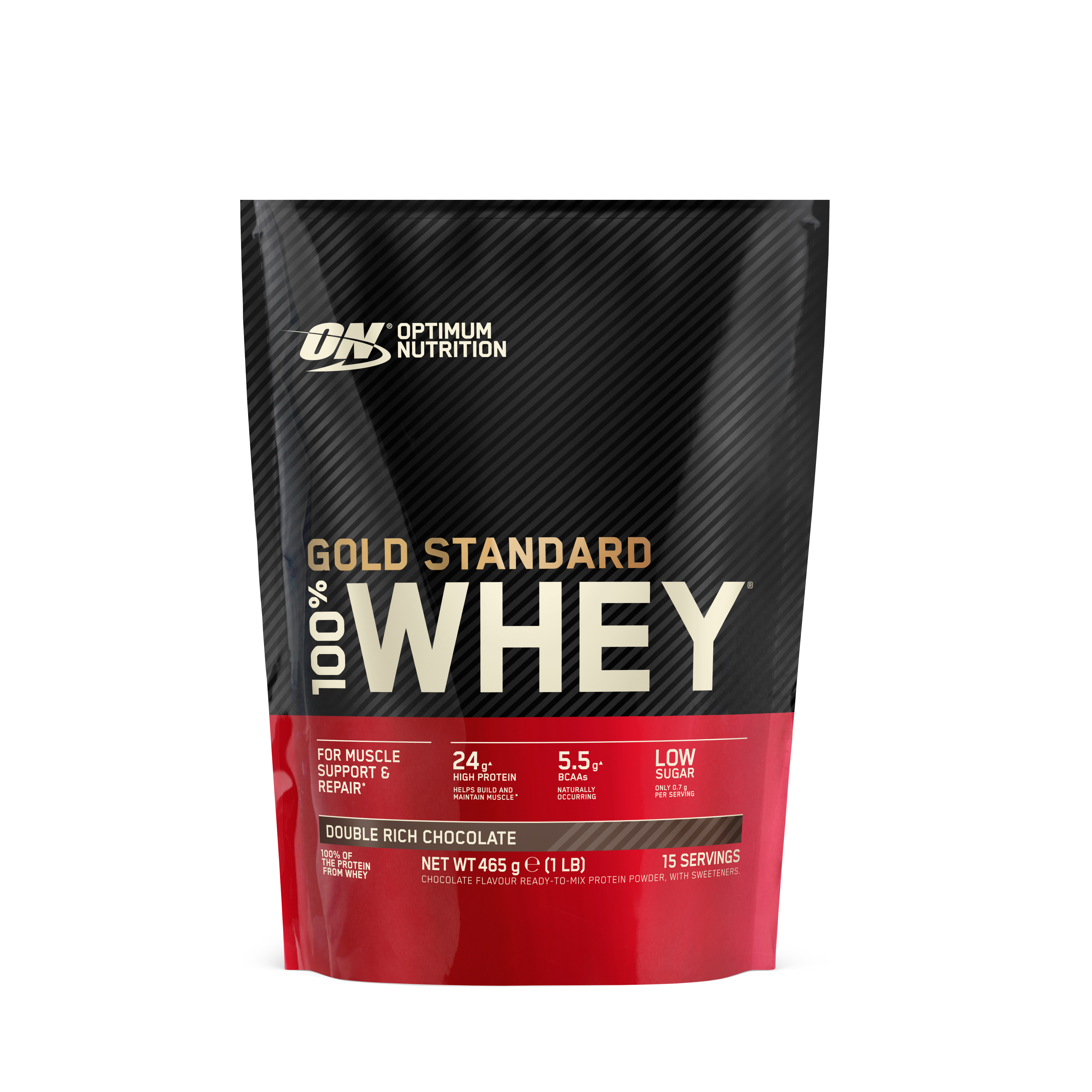 Optimum 100% Whey Gold Standard Chocolate Double Rich Btl 450 g