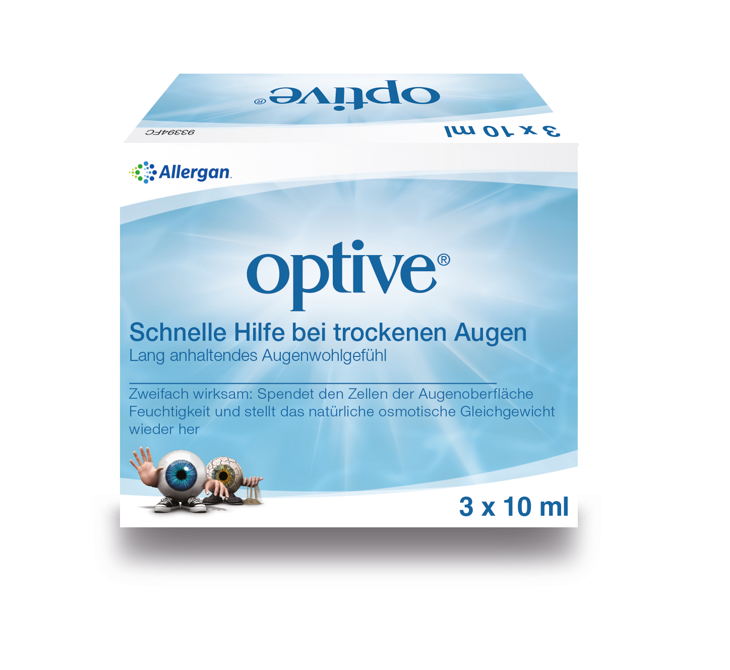Optive Augen-Pflegetropfen 3 Fl 10 ml