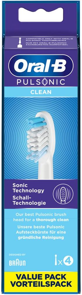 Oral-B Aufsteckbürsten Pulsonic Clean 4 Stk