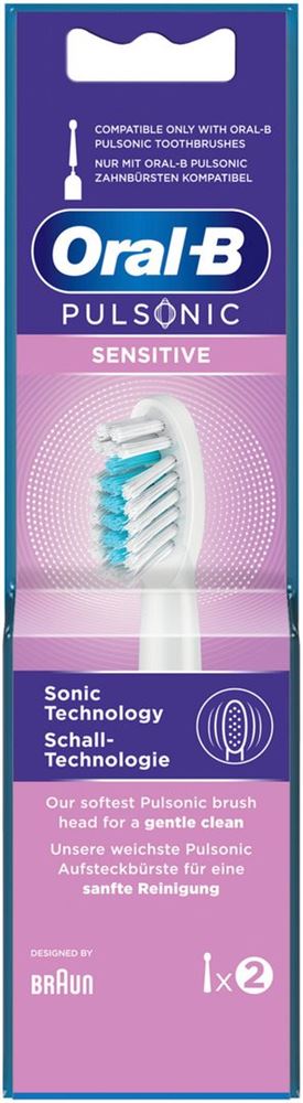 Oral-B Aufsteckbürsten Pulsonic Sensitiv 2 Stk
