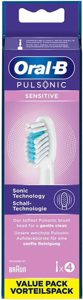 Oral-B Aufsteckbürsten Pulsonic Sensitiv 4 Stk