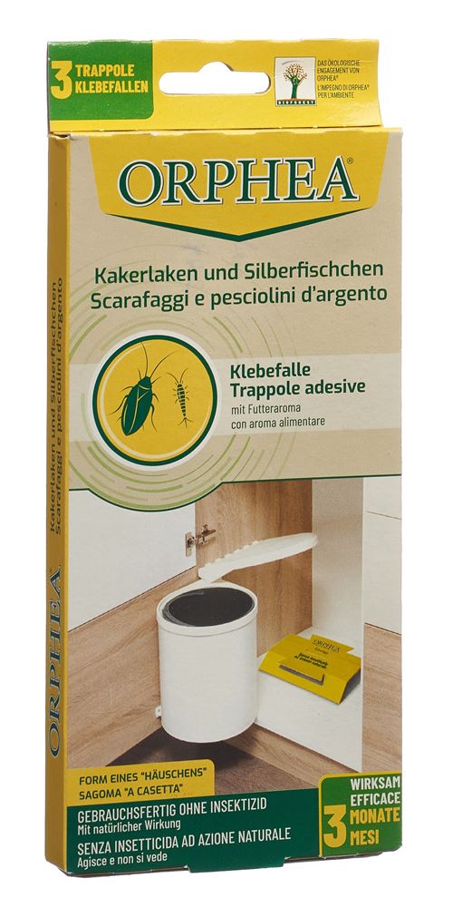 Orphea Falle Kakerlaken & Silberfischchen 3 Stk