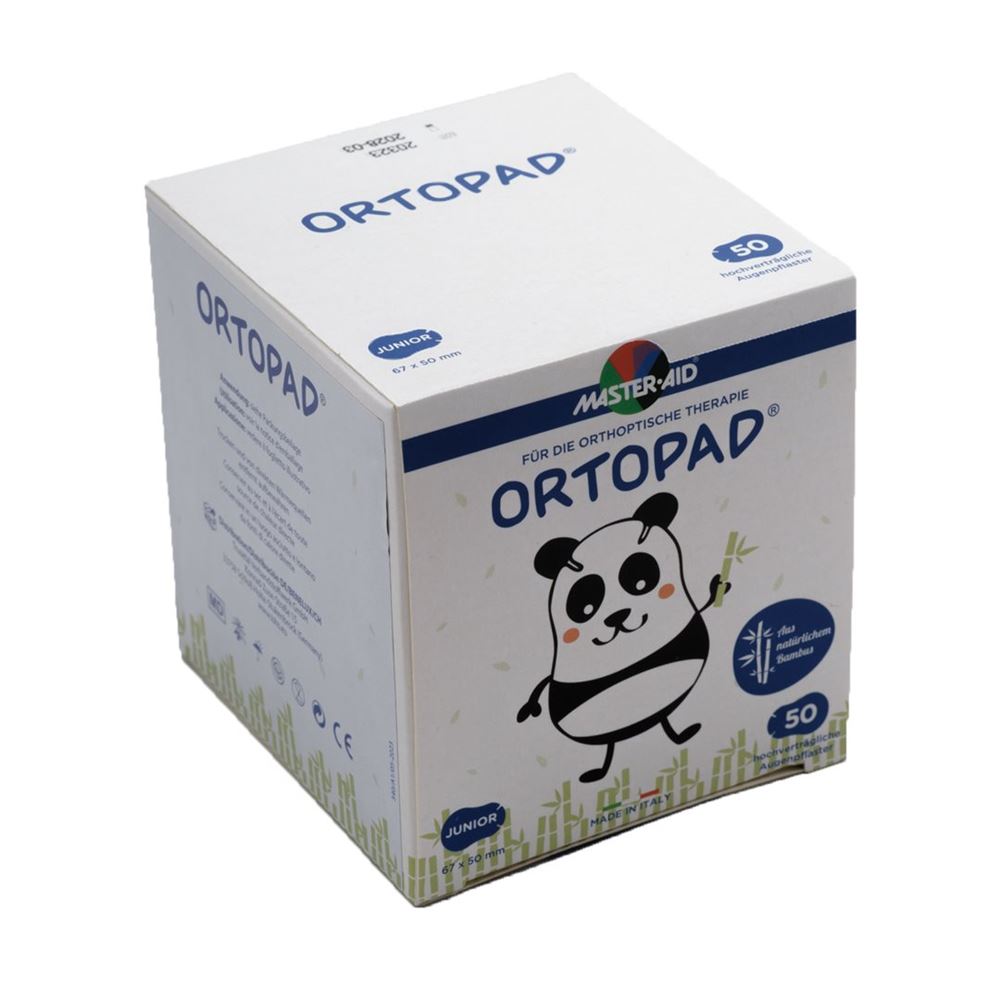 Ortopad Occlusionspflaster Junior weiss -2 Jahre 50 Stk