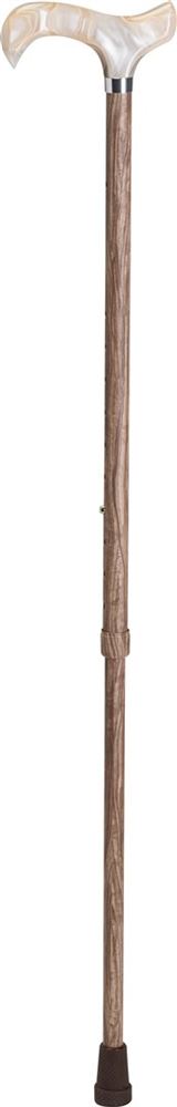 Ossenberg Metallstock 75-96cm Holzimitat Derby Acryl