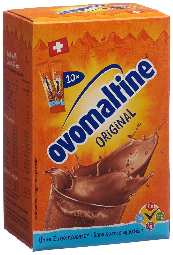 Ovomaltine Original Plv Stickpack 10 x 15 g