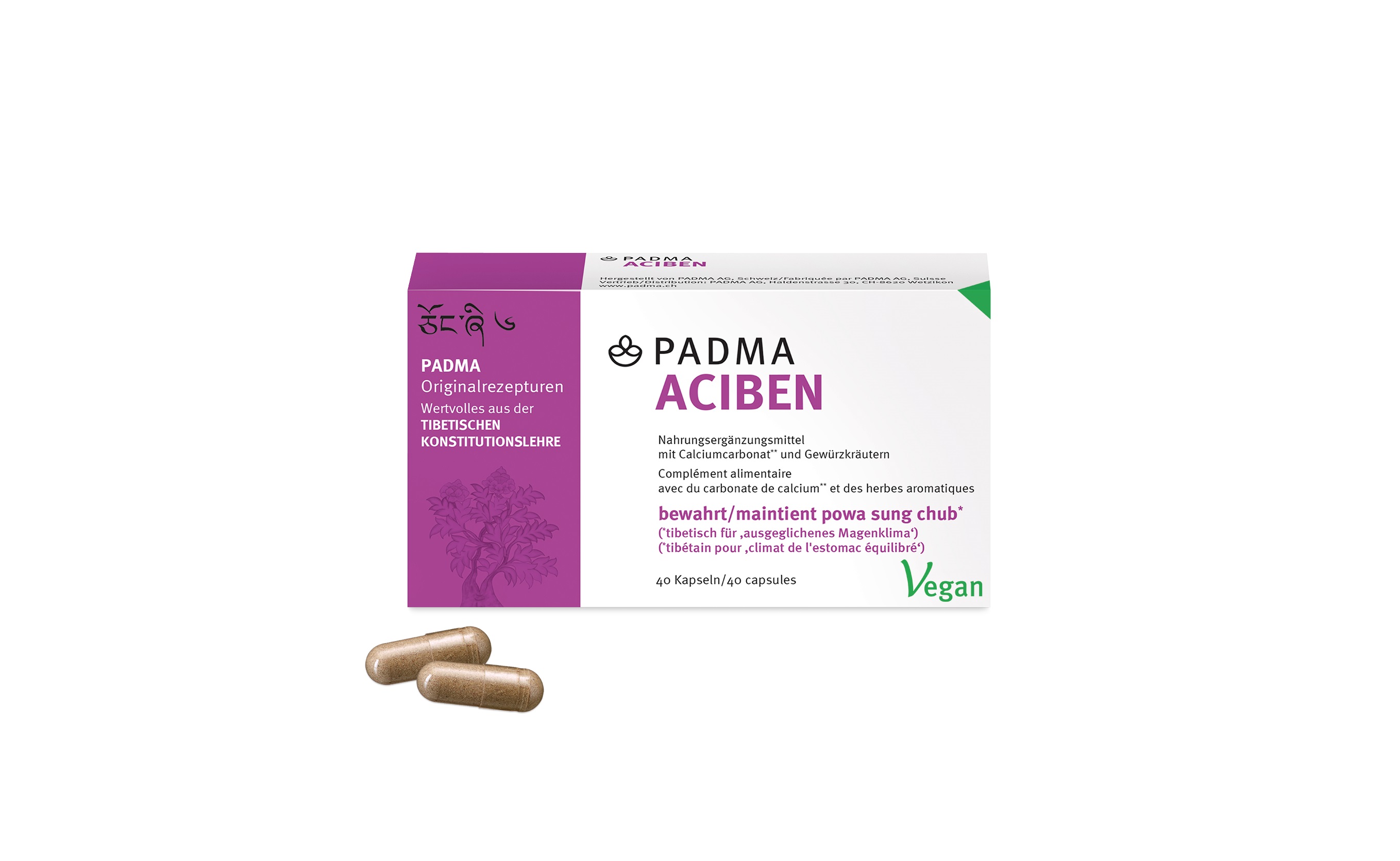 Padma Aciben Kapseln Blist 40 Stück