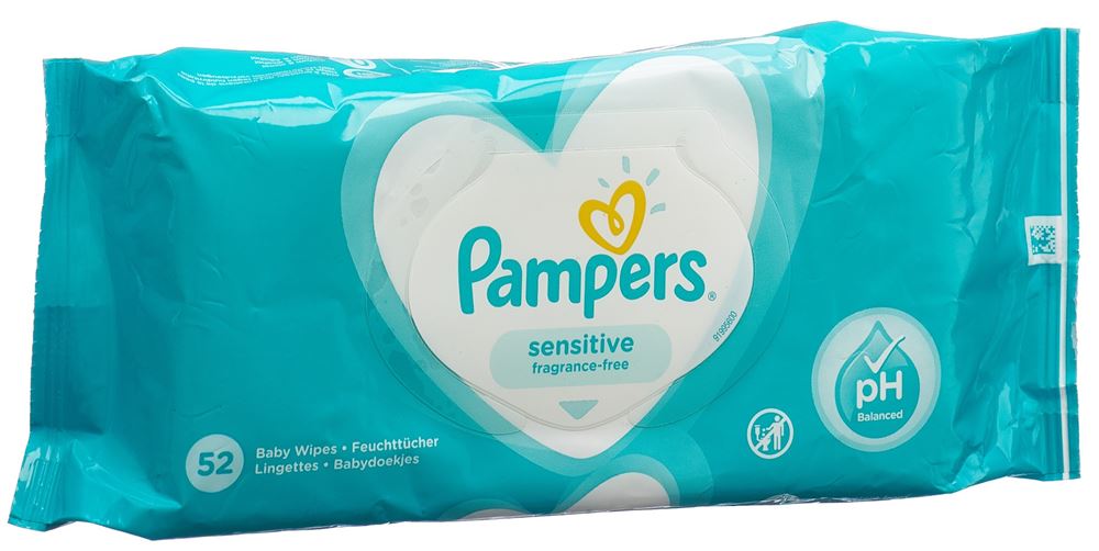 Pampers Feuchte Tücher Sensitive 52 Stk