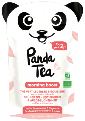 Panda Tea Grüntee Morning Boost Leichtigkeit & Ausgeglichenheit Btl 28 Stk