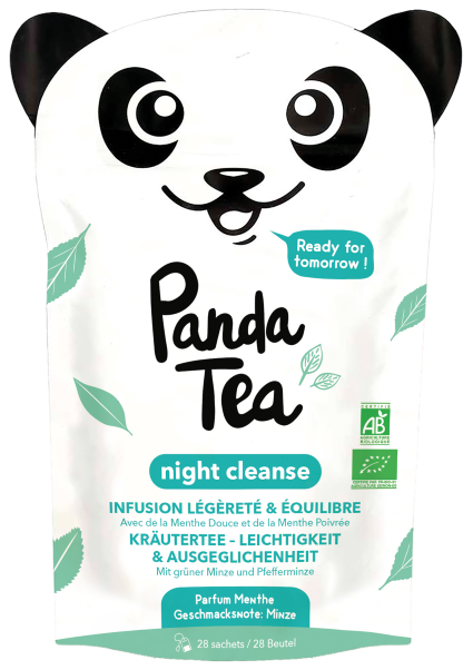 Panda Tea Kräutertee Night Cleanse Leichtigkeit & Ausgeglichenheit Btl 28 Stk