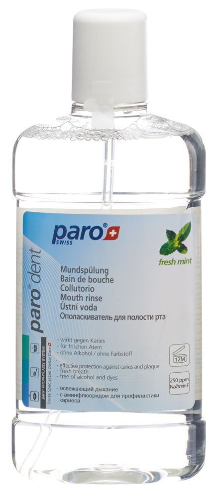 Paro Dent Dentalspülung mit Aminfluorid 500 ml