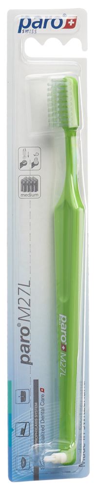 Paro Zahnbürste M27L med 3-reihig mit Interspace