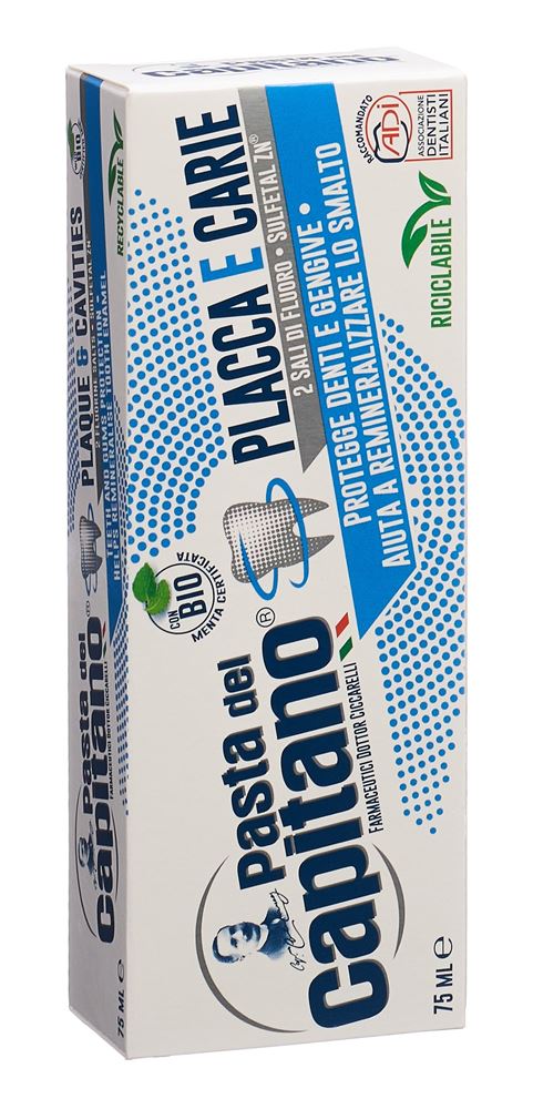 Pasta del Capitano Zahnbelag und Karies Tb 75 ml