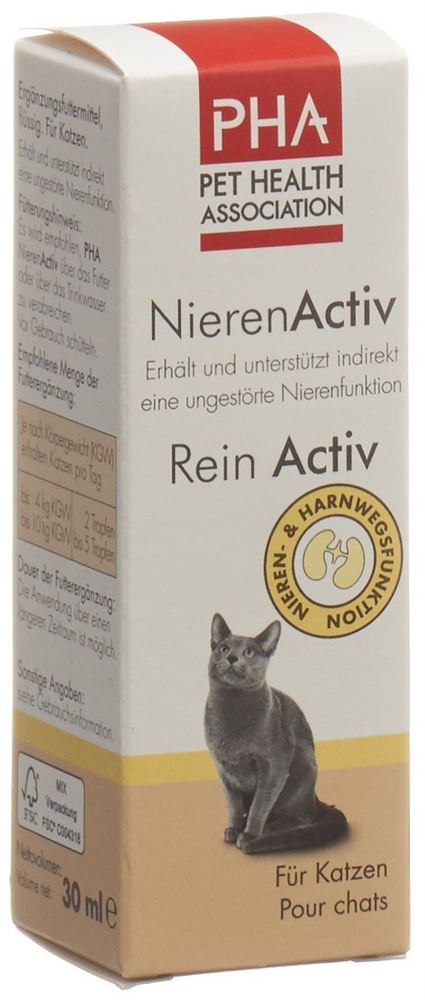 PHA NierenActiv für Katzen Tropfen Fl 30 ml