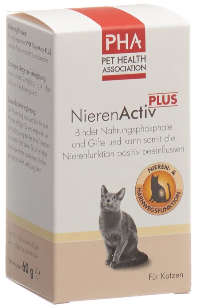 Pha Nierenactiv Plus Für Katzen Pulver Fl 60 G