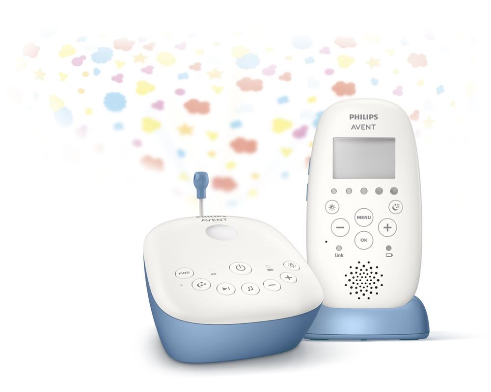 Philips Avent DECT-Audio-Babyphone mit Sternenhimmel