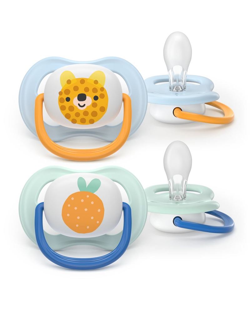 Philips Avent Schnuller Ultra Air 0-6 Monate Tiger/orange 2 Stk