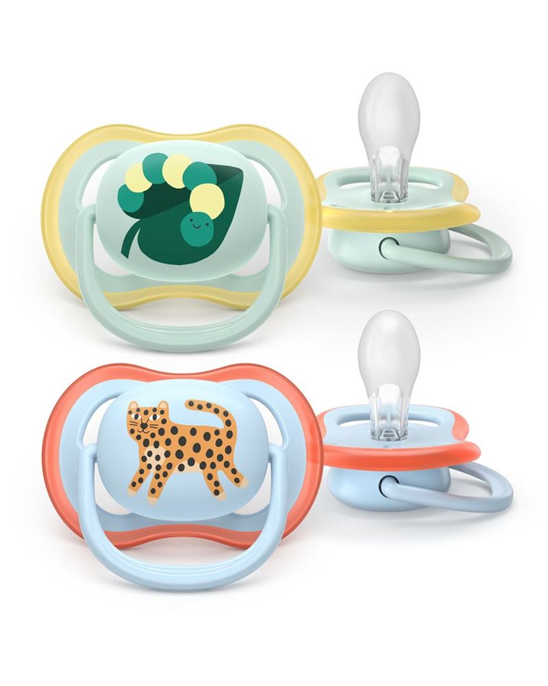Philips Avent Schnuller Ultra Air Day 0-6 Monate Raupe/Tiger 2 Stk