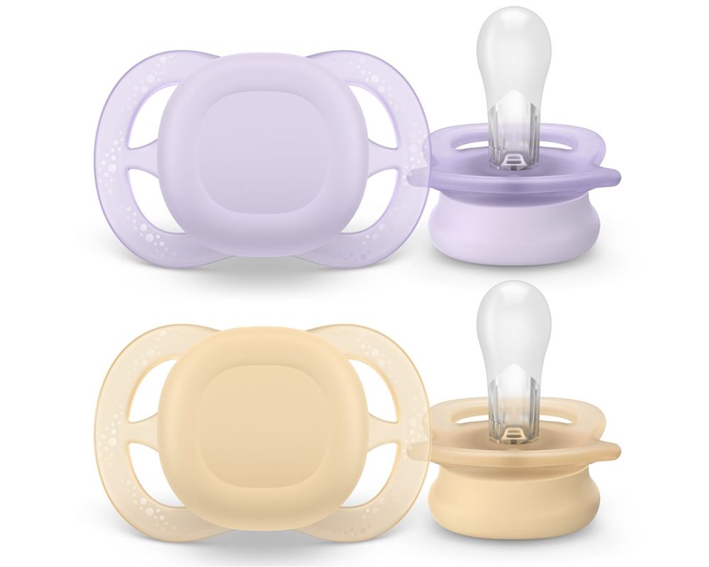 Philips Avent Schnuller Ultra Start 0-2 Monate orange/lila 2 Stk