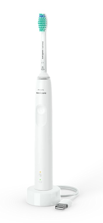 Philips Sonicare 3100 elektrische Schallzahnbürste Reiseetui weiss