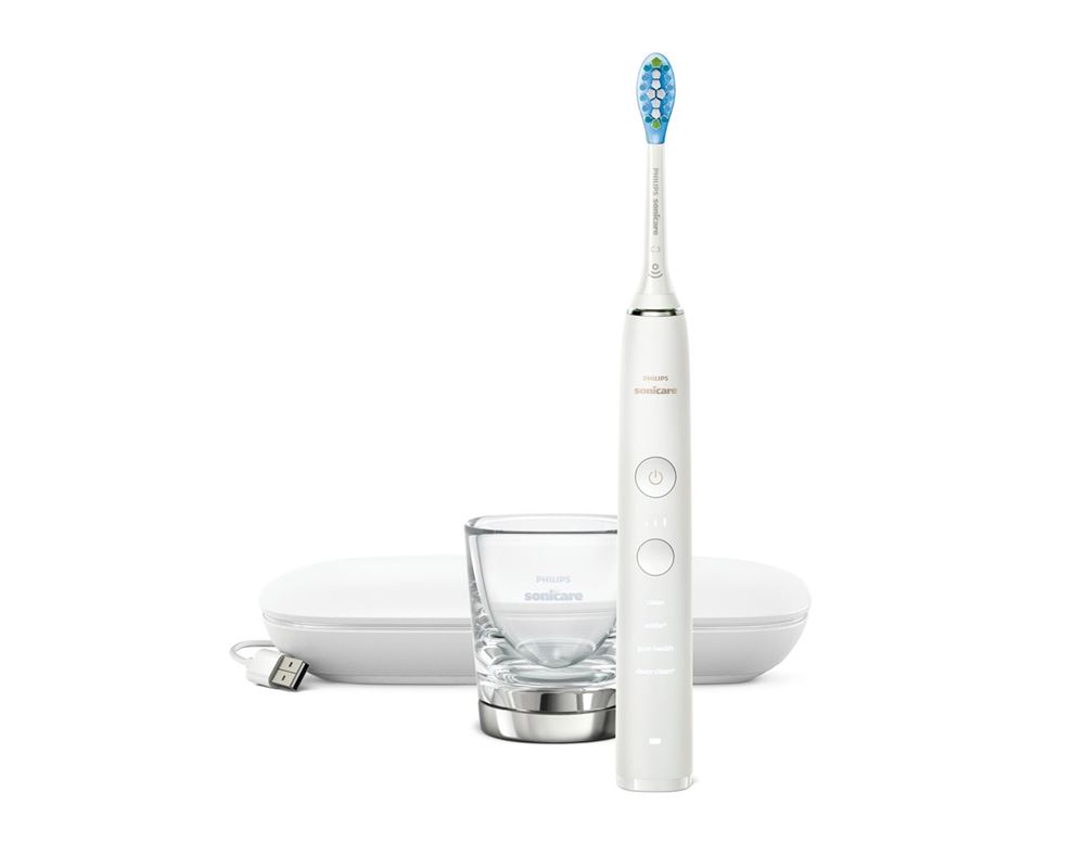 Philips Sonicare DiamondClean 9000 elektrische Schallzahnbürste Hx9911/27 weiss