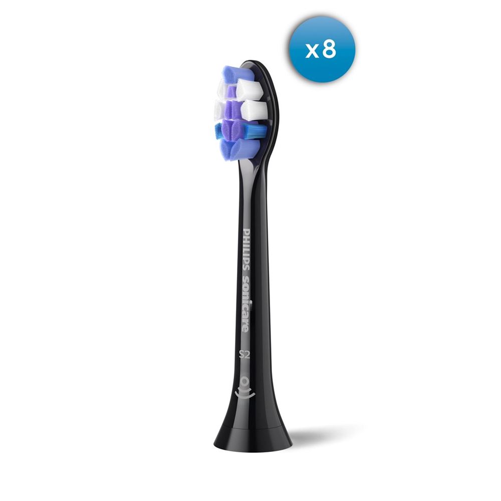 Philips Sonicare Sensitive Bürstenkopf schwarz 8 Stk