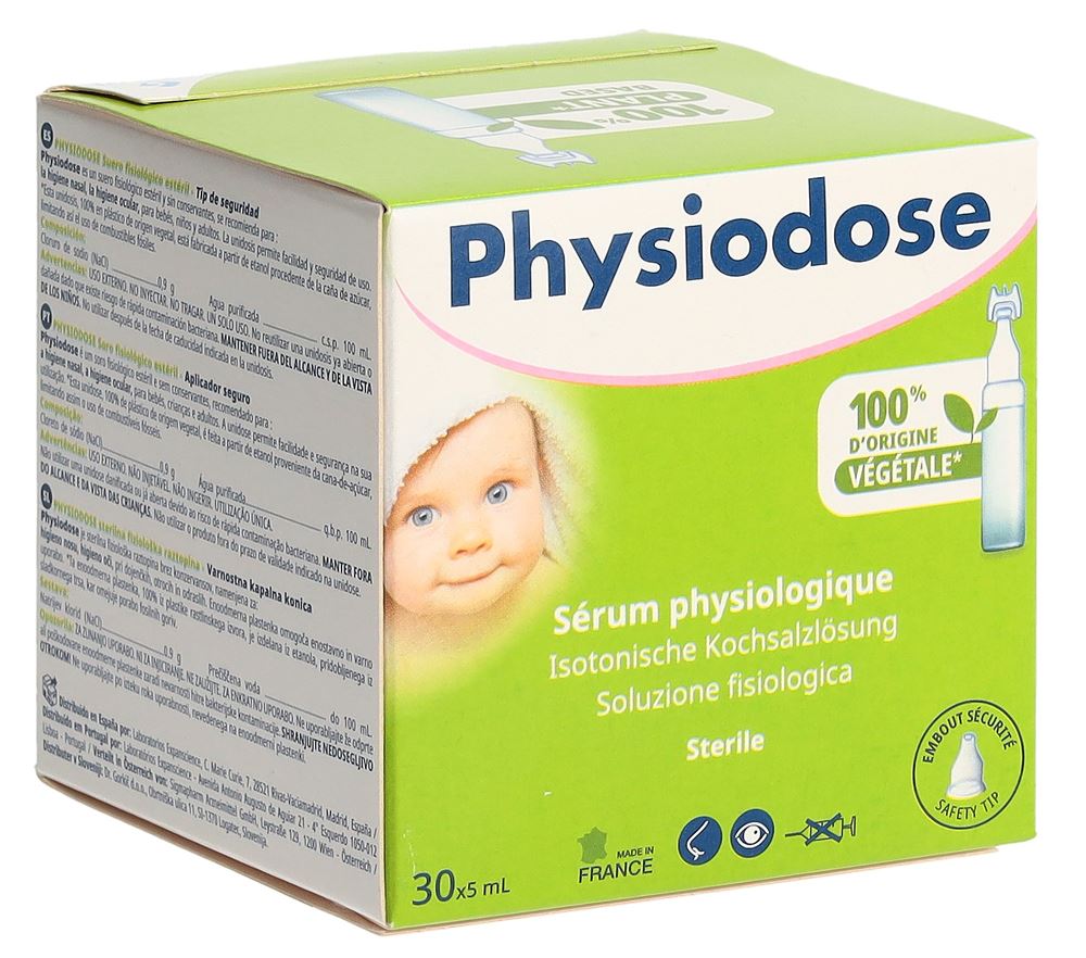 Physiodose physiologische Kochsalzlösung Green steril 30 Amp 5 ml