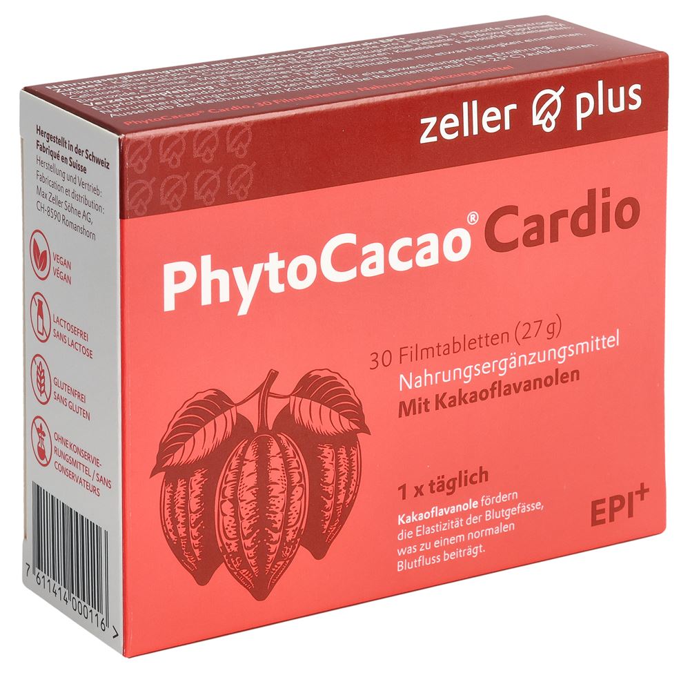 PhytoCacao Cardio Filmtabl 30 Stk