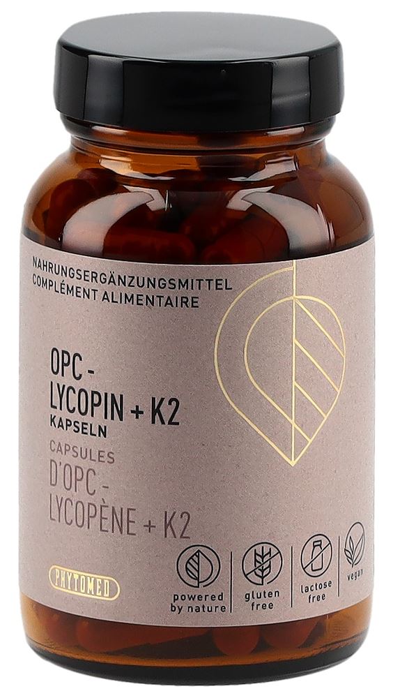 Phytomed OPC Lycopin + K2 Kaps Glas 100 Stk